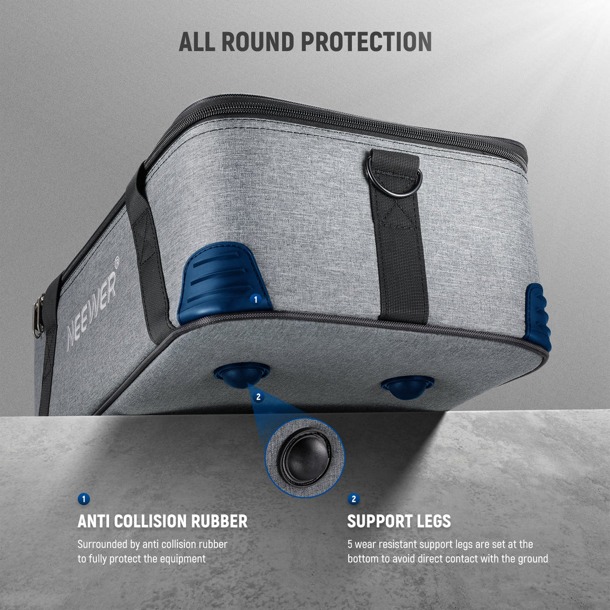 NEEWER PB5 Carrying Bag with Movable Foam Padded