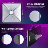 NEEWER NK800 RGB Softbox Lighting Kit with App Control