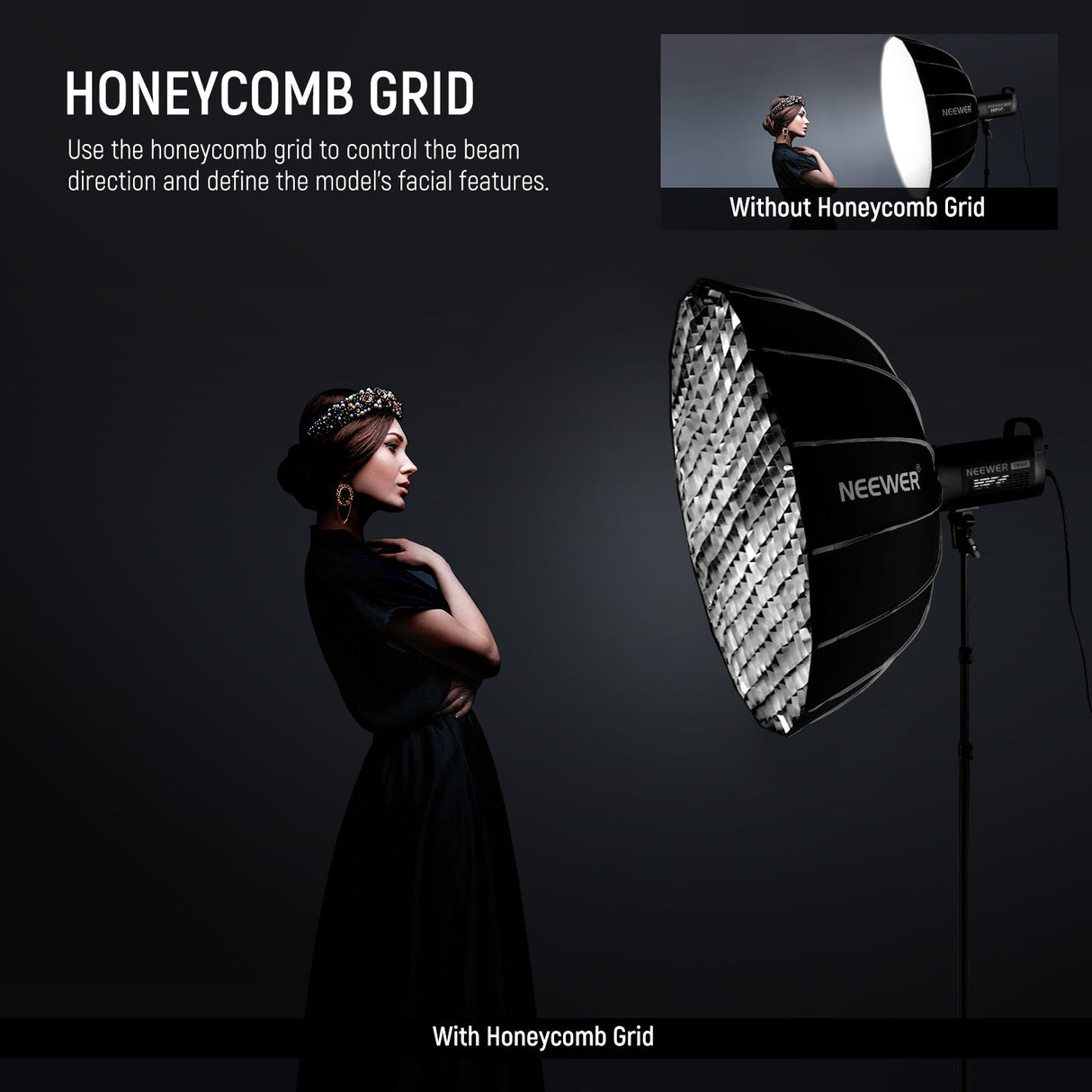 NEEWER Softbox Parabolic Hexadecagon