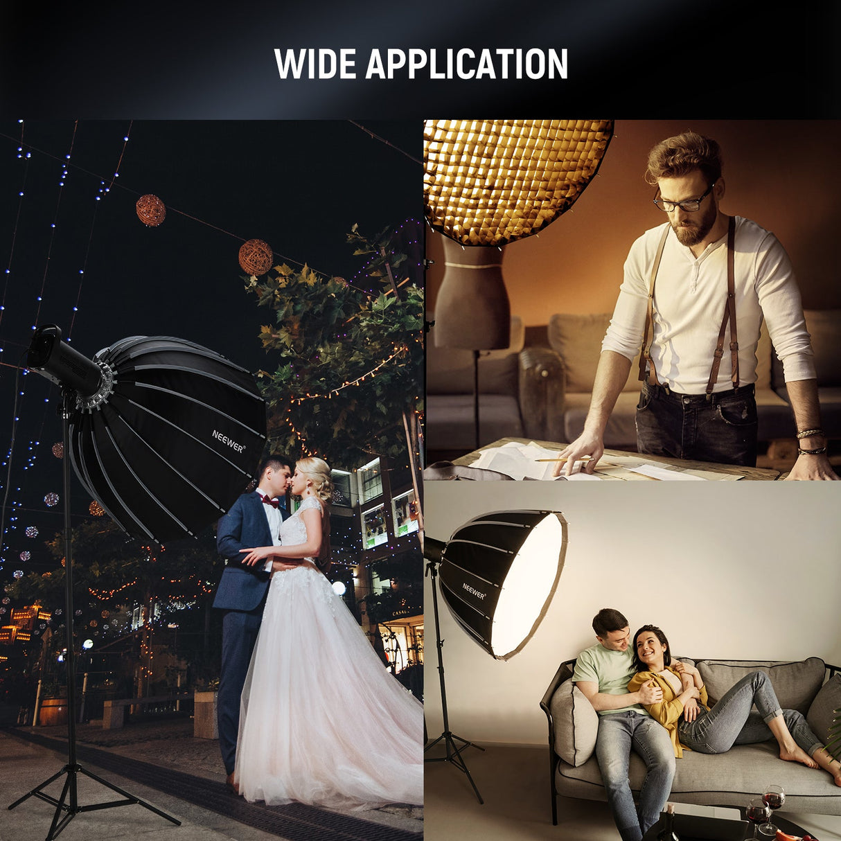 NEEWER NS55P/NS90P Parabolic Softbox