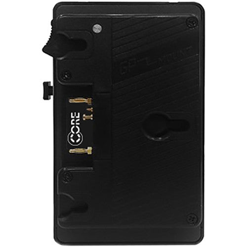 Core SWX VoltBridge Gold Mount to V-Mount Adapter with 2 Powertaps for iOS/Android