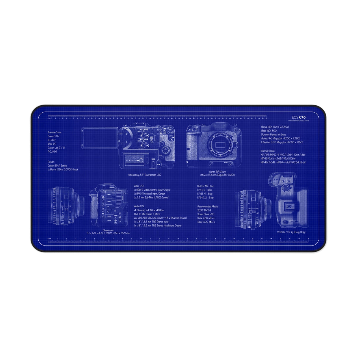 Canon C70 | Blueprint Camera Mat