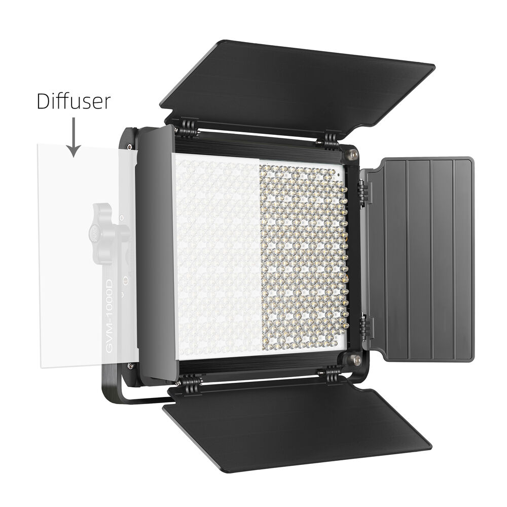 GVM 1000D RGB LED Bi-Color Studio Video Light