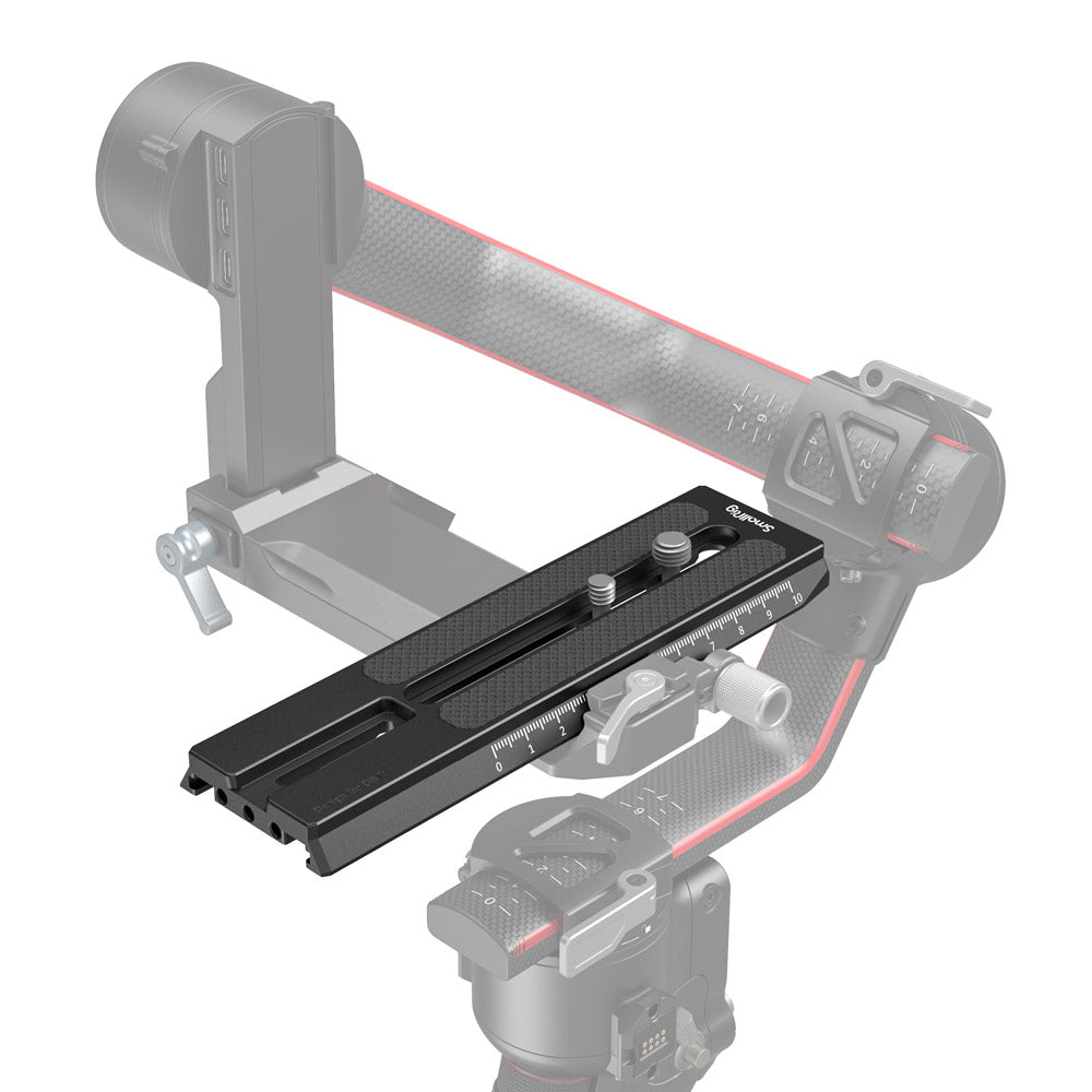 SmallRig Extended Quick Release Plate for DJI RS / RS 2 / RS 3 / RS 3 Pro / RS 4 / RS 4 Pro / RS 5 (Compatible with Manfrotto Specifications) 3031B
