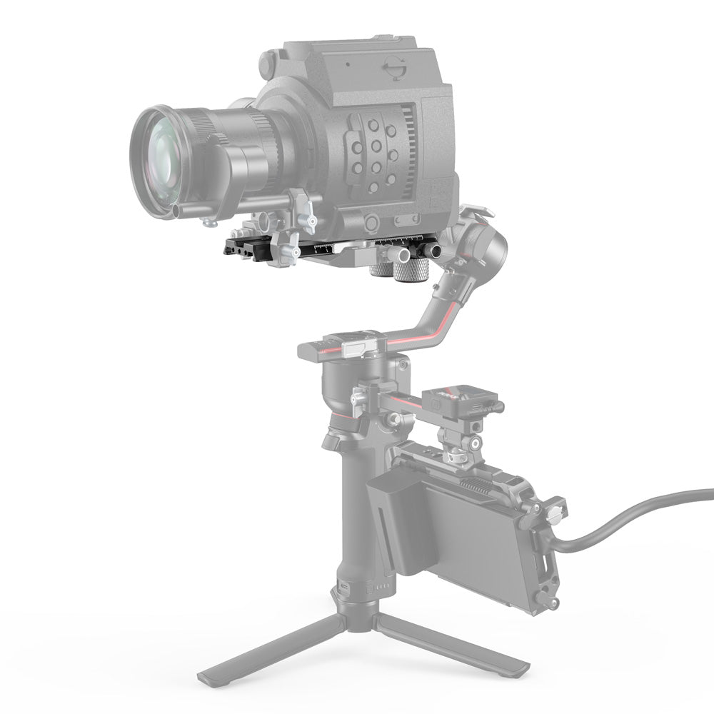 SmallRig Extended Quick Release Plate for DJI RS / RS 2 / RS 3 / RS 3 Pro / RS 4 / RS 4 Pro / RS 5 (Compatible with Manfrotto Specifications) 3031B