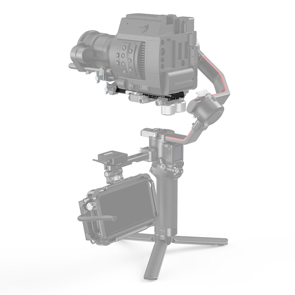 SmallRig Extended Quick Release Plate for DJI RS / RS 2 / RS 3 / RS 3 Pro / RS 4 / RS 4 Pro / RS 5 (Compatible with Manfrotto Specifications) 3031B