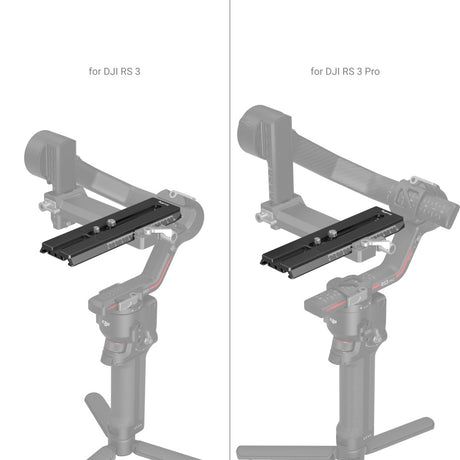 SmallRig Extended Quick Release Plate for DJI RS / RS 2 / RS 3 / RS 3 Pro / RS 4 / RS 4 Pro / RS 5 (Compatible with Manfrotto Specifications) 3031B