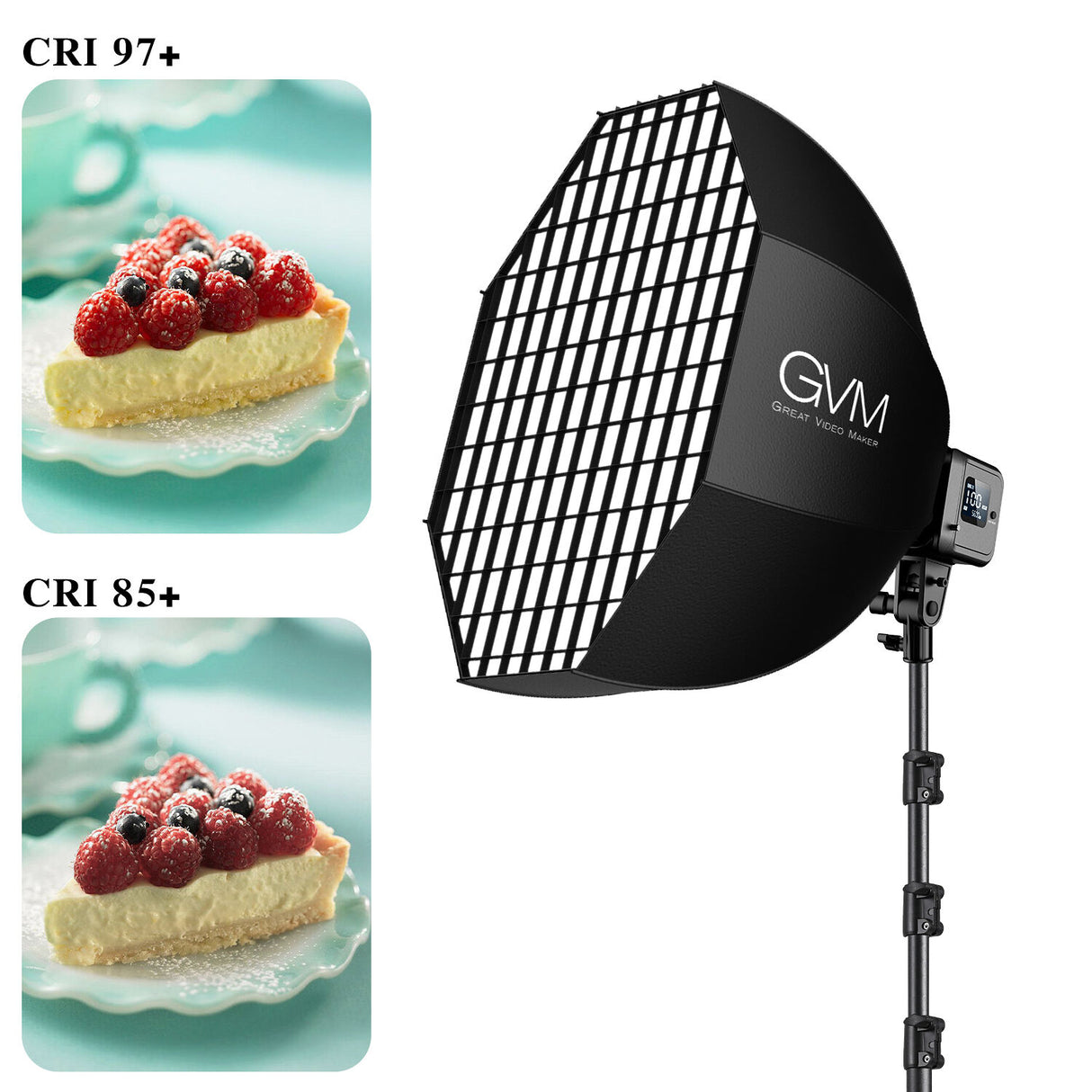 GVM SD80D Bi-Color LED Monolight Kit w/ Softbox