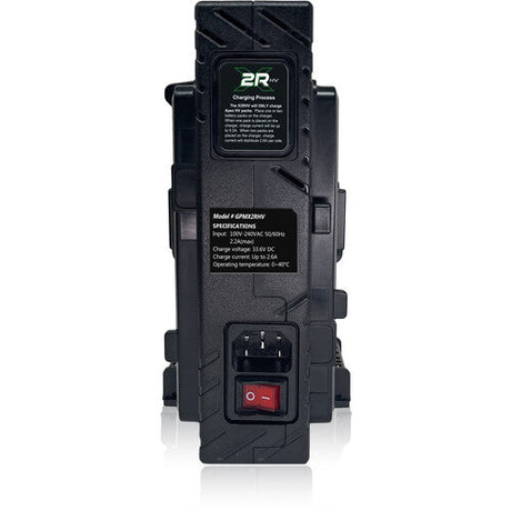 Core SWX Rapid 2-Position Charger for APEX High Voltage V-Mount 29.6V Batteries