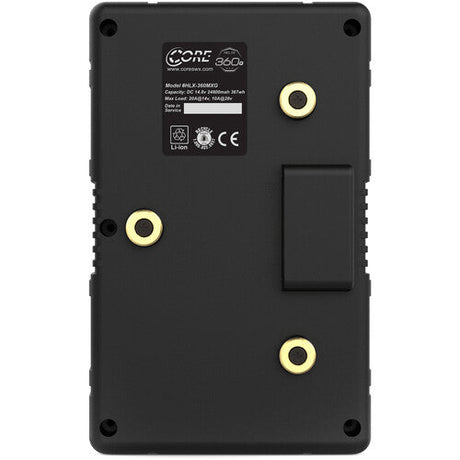 Core SWX Helix Max 360 Lithium-Ion Dual-Voltage Battery (367Wh, Gold Mount)