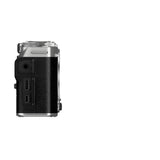 Fujifilm X-M5 Silver body - side ports open
