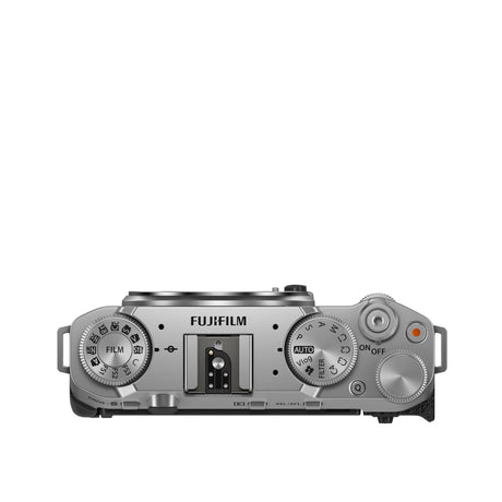 Fujifilm X-M5 Silver body - top plate and dials