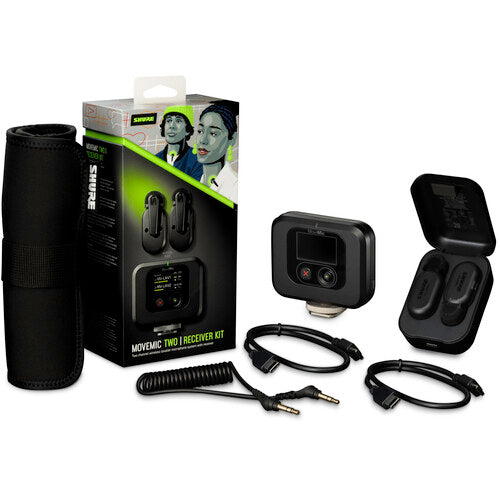 Shure MoveMic Two Clip-On Microphone Receiver Kit