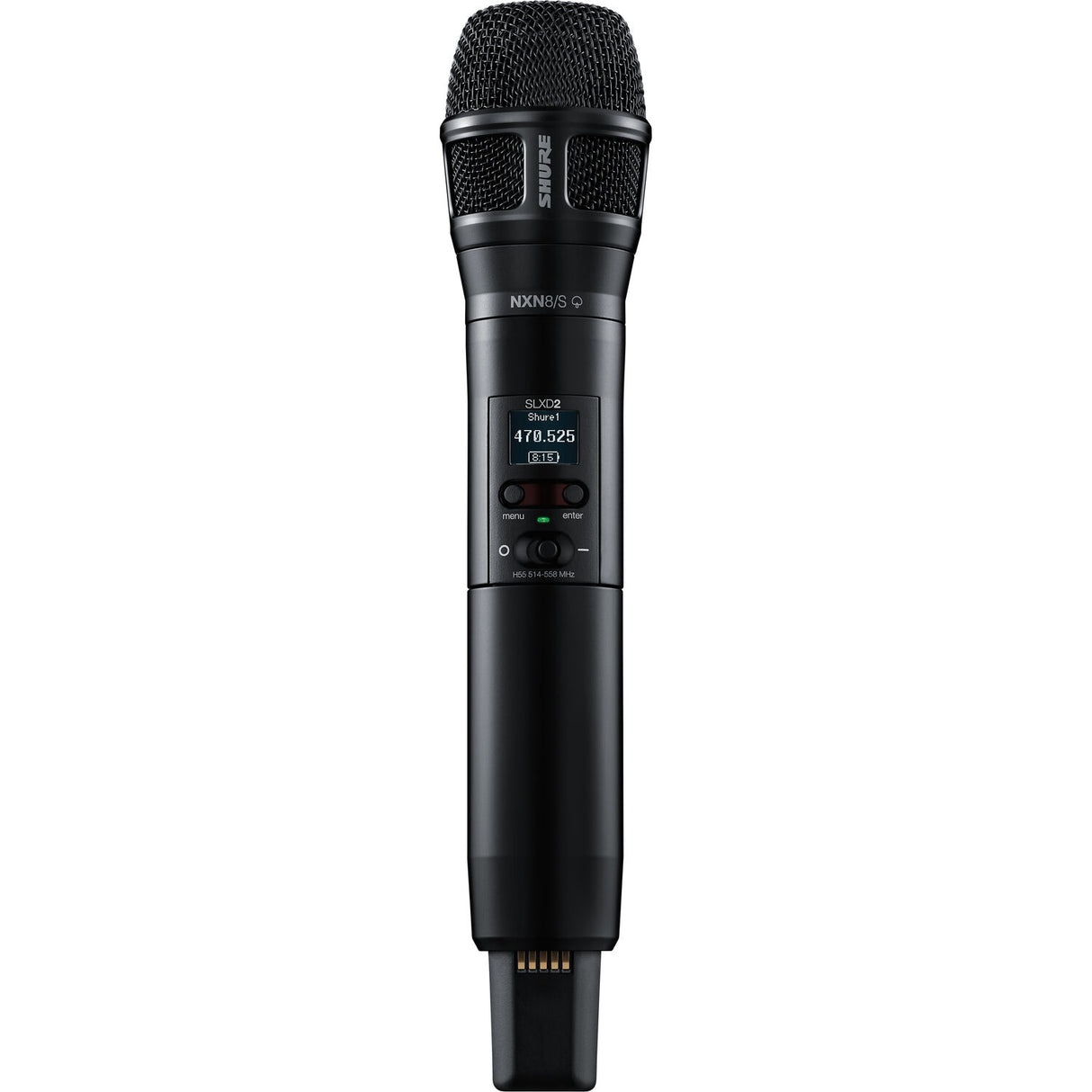Shure SLXD2/N8S Digital Wireless Handheld Microphone Transmitter with Nexadyne 8/S Supercardioid Capsule (J52: 558 to 602 + 614 to 616 MHz)