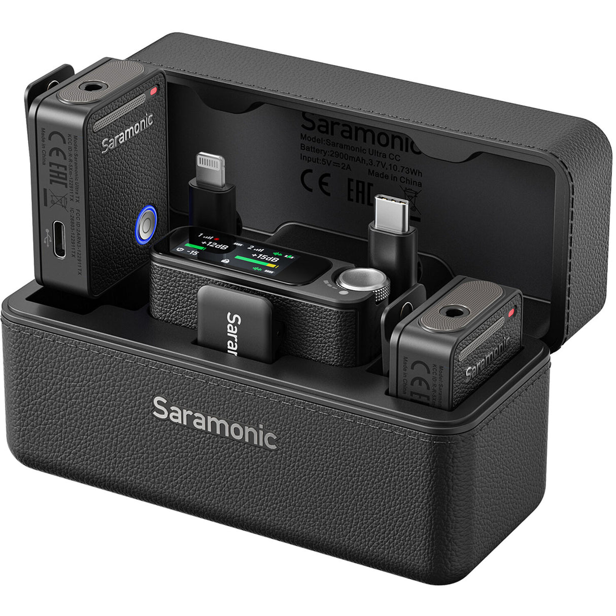 Saramonic Ultra 2-Person Digital Wireless Omnidirectional Lavalier Microphone System for Cameras and Mobile Devices