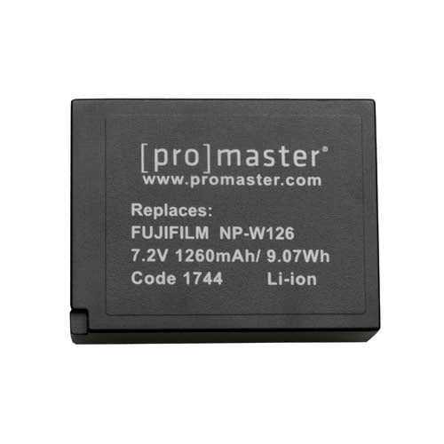 ProMaster Li-ion Battery for Fujifilm NP-W126S - Image 3