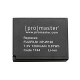 ProMaster Li-ion Battery for Fujifilm NP-W126S - Image 3