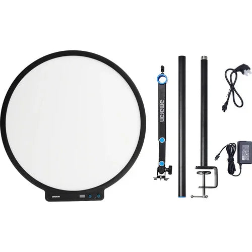 amaran Verge Max Bi-Color Round LED Light Panel (Charcoal)
