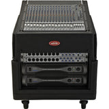 SKB Mighty Gig Rig Rolling Rack System, 14U Top and 6U Bottom