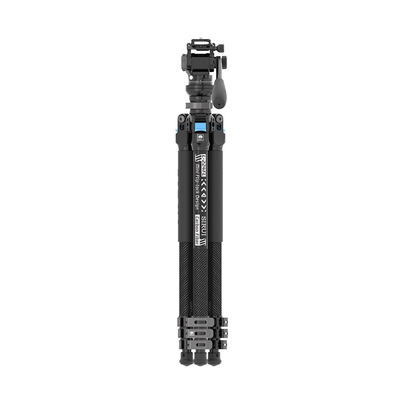 SIRUI L-Series One-hand Control Mini Flip Lock Carbon Fiber Tripod Kit
