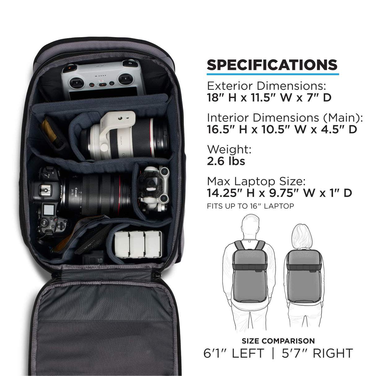 Luma Camera Pack 18L