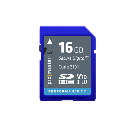 ProMaster SDHC 16GB Performance 2.0 UHS-I Memory Card - Image 1