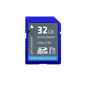 ProMaster SDHC 32GB Performance 2.0 UHS-I Memory Card - Image 1
