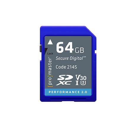 ProMaster SDXC 64GB Performance 2.0 UHS-I Memory Card - Image 1