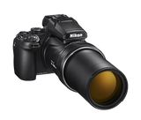 Nikon COOLPIX P1100 with 125x zoom lens fully extended to 3000mm equivalent