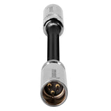 5" Mini XLR Male to 3.5mm Female Mini Plug Cable for RODE Audio