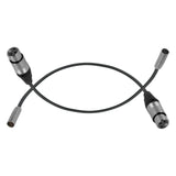 16" Mini XLR Male to XLR Female Audio Cable (2 Pack) BMD