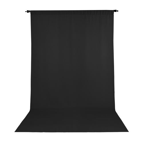ProMaster Wrinkle Resistant Backdrop 5'x9' - Black - Image 1