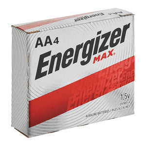 Energizer MAX AA Alkaline Batteries (4-Pack)
