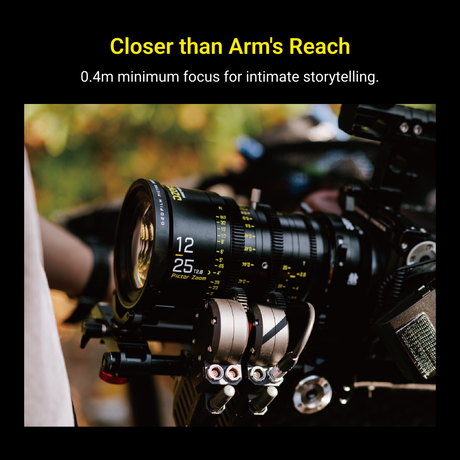 Pictor Zoom Cine Lens – 20–125mm, Constant T2.8, Low Focus Breathing, PL/EF Mount, Lightweight Professional Zoom for Film & Video