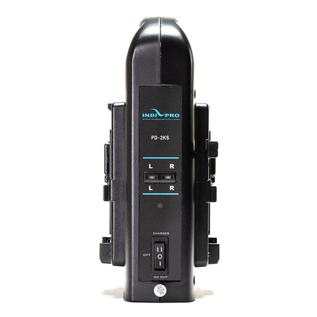 Indipro 2x Micro-Series 270Wh V-Mount Li-Ion Batteries and Dual V-Mount Battery Charger Kit