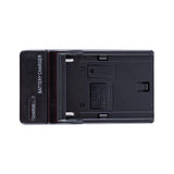 2x NP-F980 6600mAh Li-Ion Batteries & Single Charger & Cables Kit