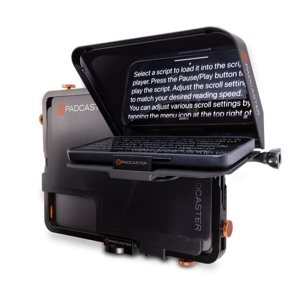 The Padcaster Parrot Teleprompter Kit, Portable Teleprompter for iPhone