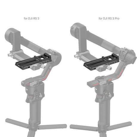 SmallRig Quick Release Plate for DJI RS 2 / RSC 2 / Ronin-S / RS 3 / RS 3 Pro / RS 4 / RS 4 Pro / RS 5 with Manfrotto-to-Arca Type Mount Plate 3061