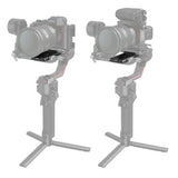 SmallRig Quick Release Plate for DJI RS 2 / RSC 2 / Ronin-S / RS 3 / RS 3 Pro / RS 4 / RS 4 Pro / RS 5 with Manfrotto-to-Arca Type Mount Plate 3061