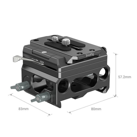 SmallRig Magnesium Alloy Mount Plate (Compatible with Manfrotto Specifications) 3067