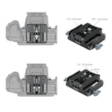 SmallRig Universal LWS Bottom Mount Plate with Dual 15mm Rod Clamp 3357