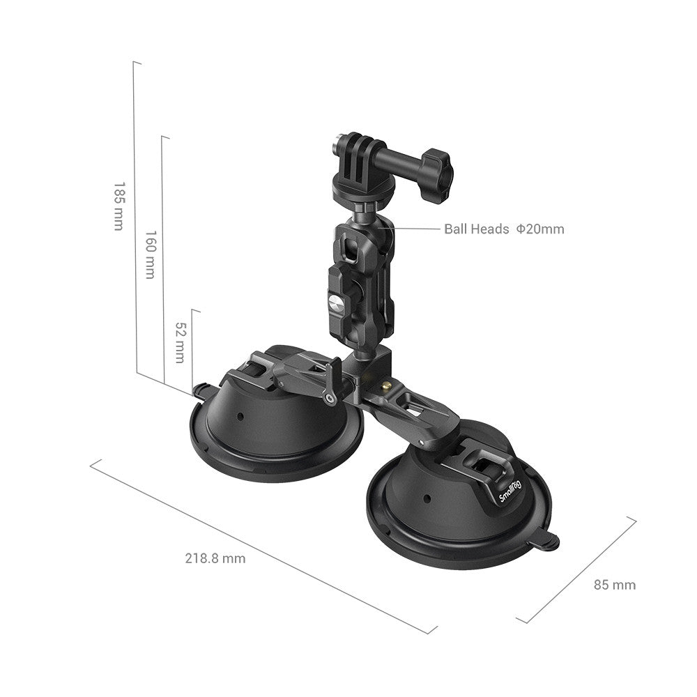 SmallRig Portable Dual Suction Cup Camera Mount SC