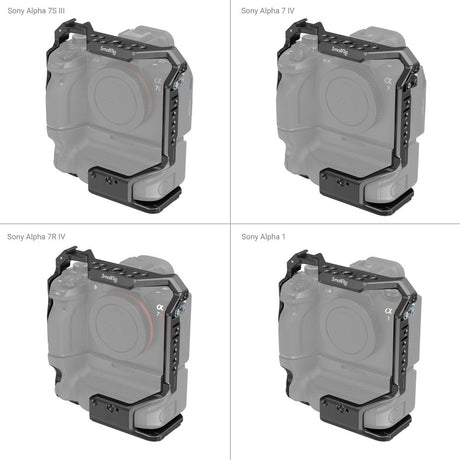 SmallRig Cage for Sony Alpha 7R V / Alpha 7 IV / Alpha 7S III / Alpha 7R IV / Alpha 1 with VG-C4EM Battery Grip 3594
