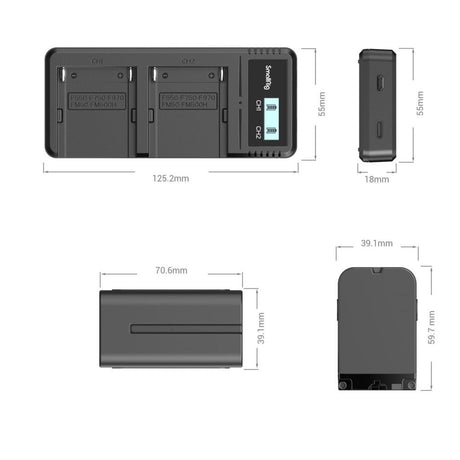 SmallRig NP-F970 Battery and Charger Kit 3823