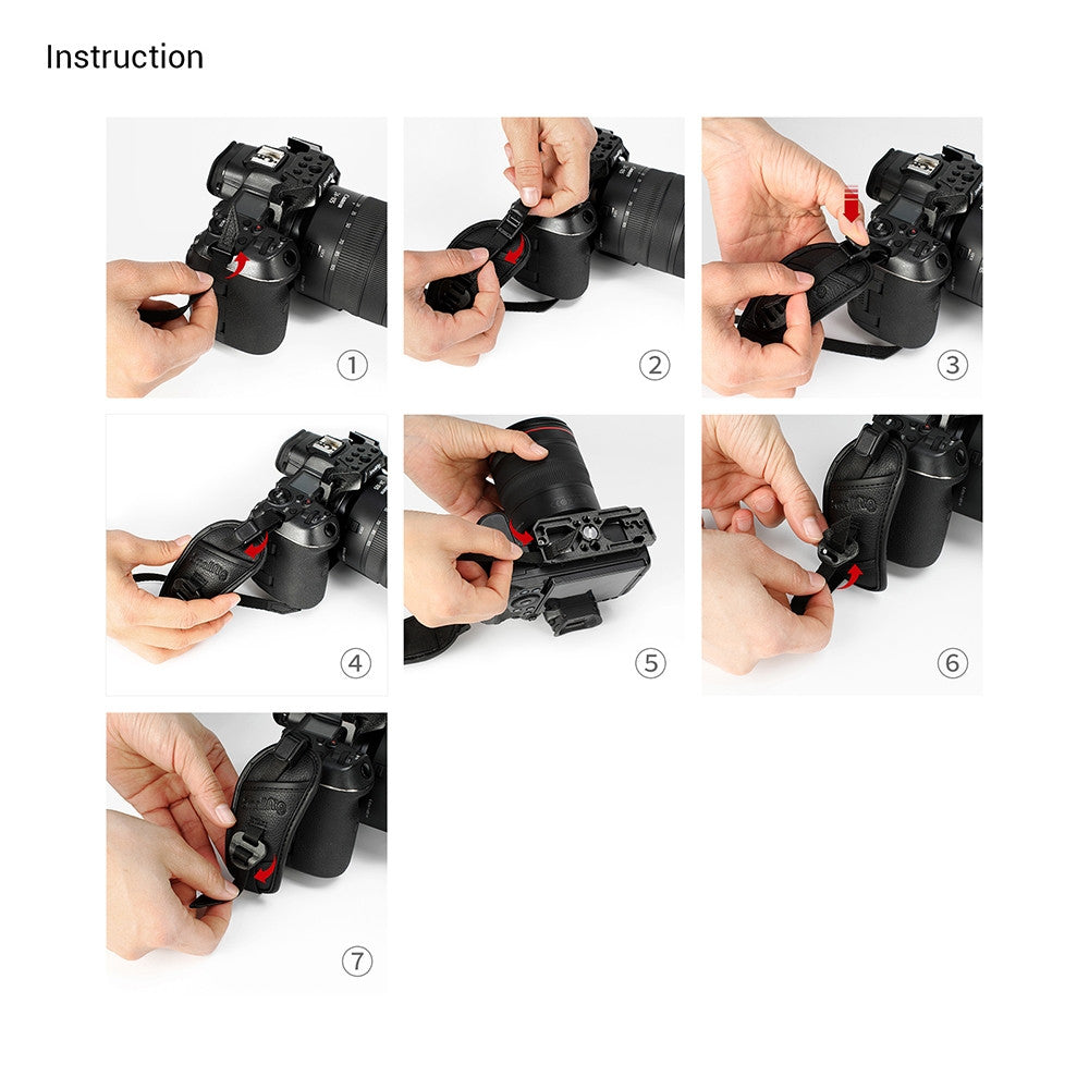 SmallRig Black Mamba Wrist Strap 3848