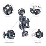 SmallRig Magic Arm Support with Dual Ball Heads (Compatible with 1/4"-20 and 3/8"-16 ARRI Threaded and Locating Holes) 3874