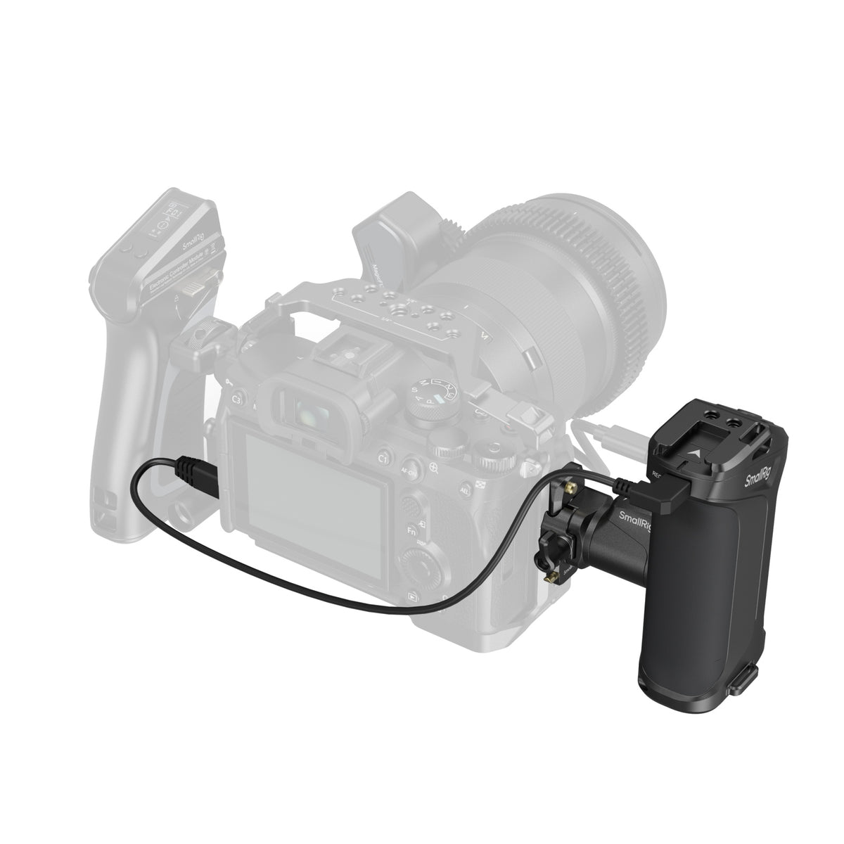 SmallRig Rotating Side Handle with Trigger REC for Selected Sony Mirrorless Cameras