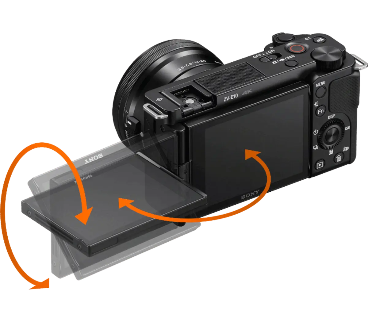 Sony Alpha ZV-E10 (ILCZVE10-B) APS-C Interchangeable Lens Vlog Camera with 24MP and 4K/30p - Image 4