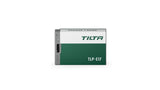 Tilta TLP-E17-FG LP-E17 battery in Forest Green, flat view with the 950mAh 7.03Wh capacity marking