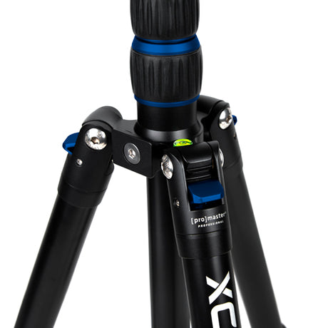ProMaster XC-M 525K Professional Tripod Kit with Head - Blue     - Image 7